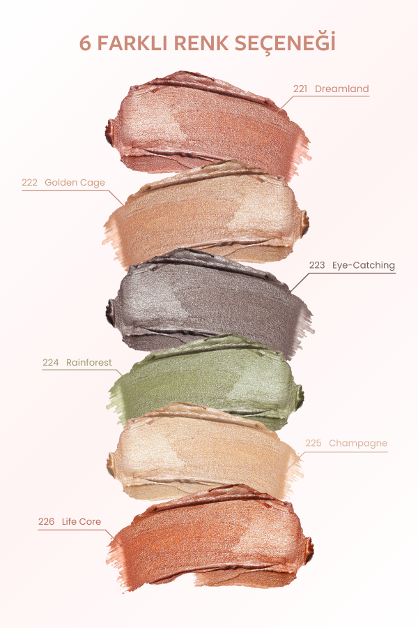 Pastel Glow Liquid Eyeshadow - Likit Far 221 Dreamland - 5