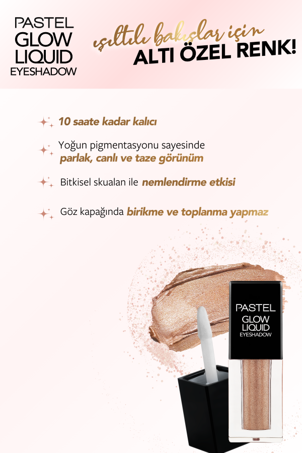 Pastel Glow Liquid Eyeshadow - Likit Far 222 Golden Cage - 4