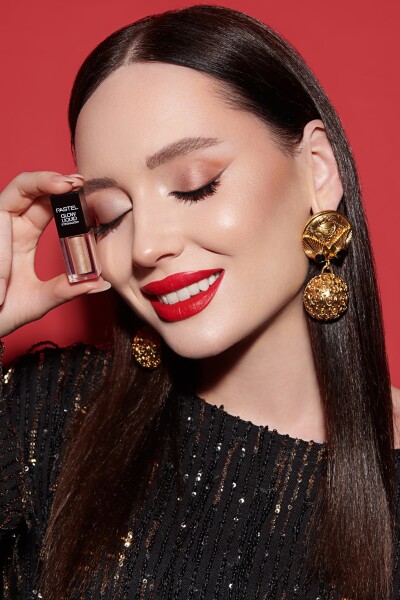 Pastel Glow Liquid Eyeshadow - Likit Far 225 Champagne - 6