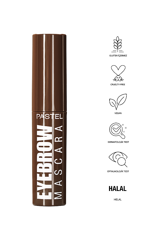 Pastel Eyebrow Mascara - Kaş Maskarası 22 Açık Kahverengi - 5