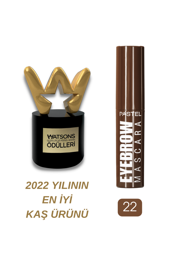 Pastel Eyebrow Mascara - Kaş Maskarası 22 Açık Kahverengi - 2