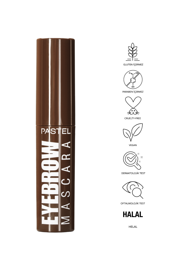 Pastel Eyebrow Mascara - Kaş Maskarası 22 Açık Kahverengi - 5