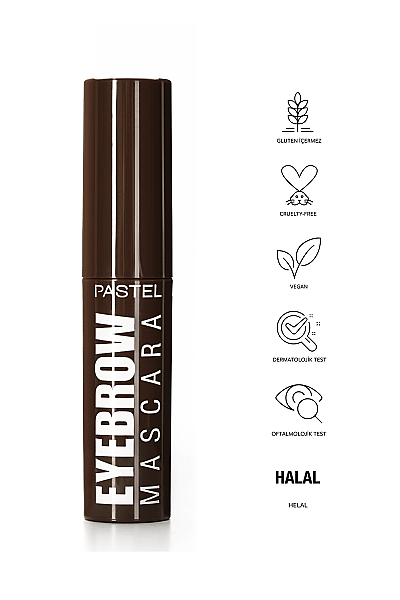 Pastel Eyebrow Mascara - Kaş Maskarası 23 Dark Brown - 5