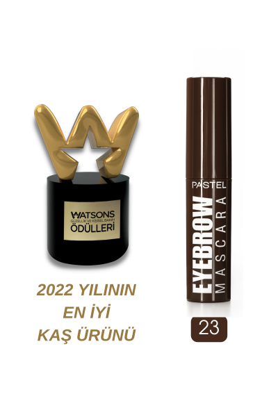Pastel Eyebrow Mascara - Kaş Maskarası 23 Dark Brown - Pastel (1)