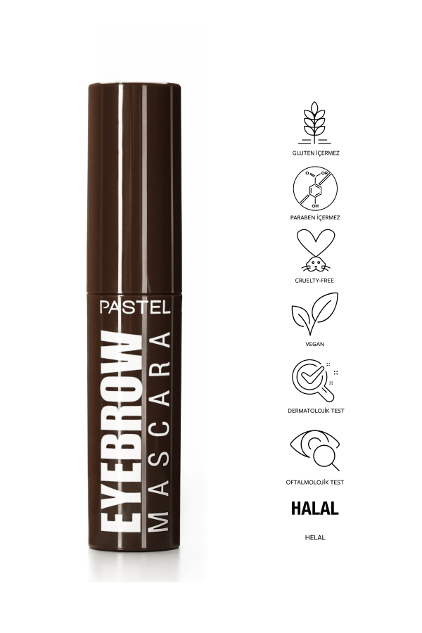 Pastel Eyebrow Mascara - Kaş Maskarası 23 Dark Brown - 5