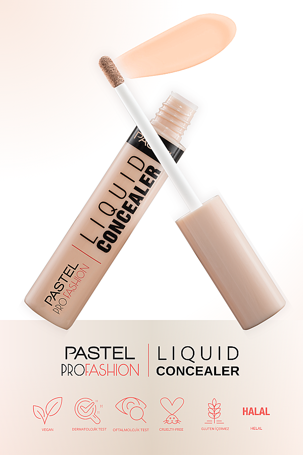 Pastel Liquid Concealer - Likit Hata Örtücü 101 Porcelain - 8