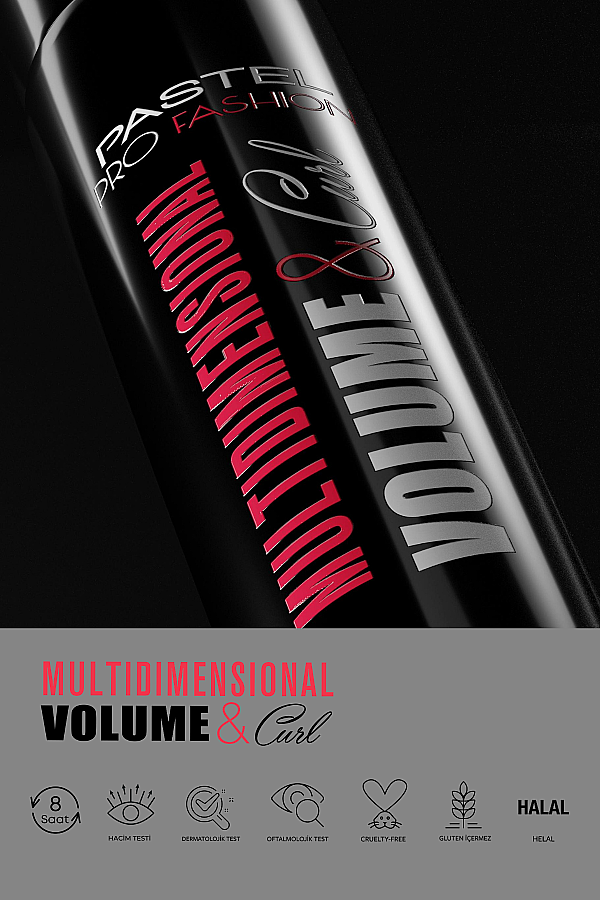 Pastel Multidimensional Volume&Curl Mascara - Maskara - 8