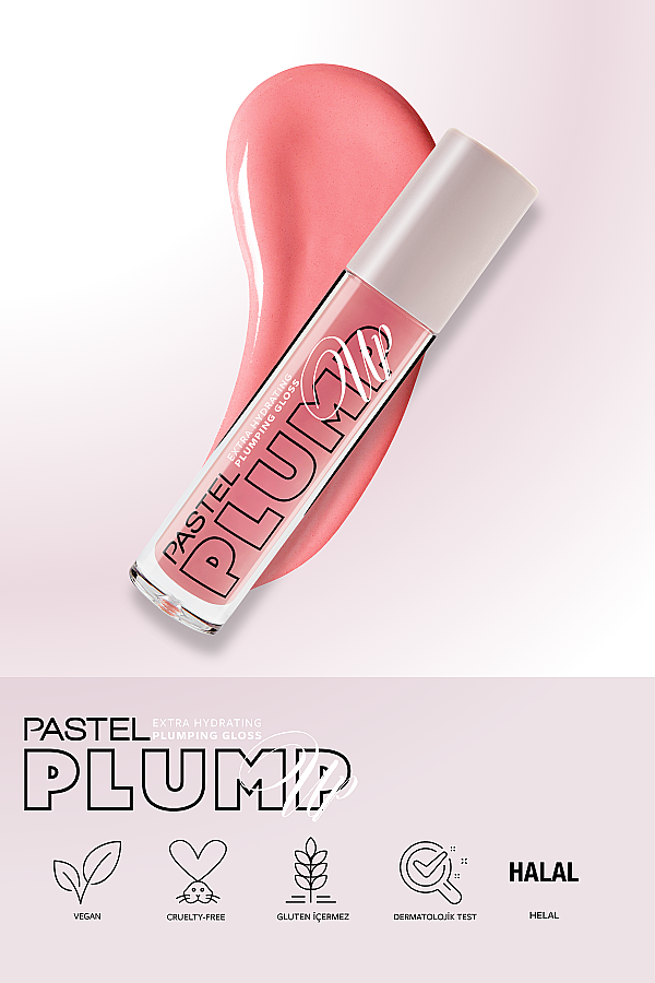 Pastel Plump Up 203 Cotton Candy Extra Hydrating Plumping Gloss - Dolgunlaştıran Dudak Parlatıcısı - 5