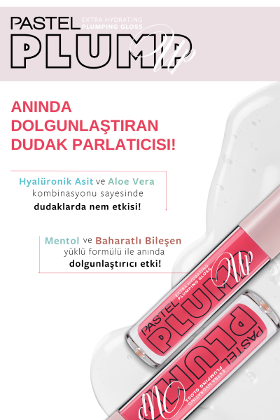 Pastel Plump Up 204 Spicy Sweet Extra Hydrating Plumping Gloss - Dolgunlaştıran Dudak Parlatıcısı - 6