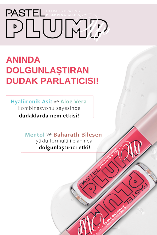 Pastel Plump Up 204 Spicy Sweet Extra Hydrating Plumping Gloss - Dolgunlaştıran Dudak Parlatıcısı - 6