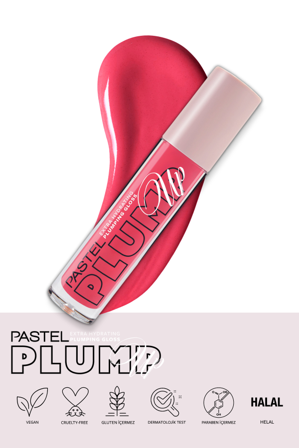 Pastel Plump Up 204 Spicy Sweet Extra Hydrating Plumping Gloss - Dolgunlaştıran Dudak Parlatıcısı - 5
