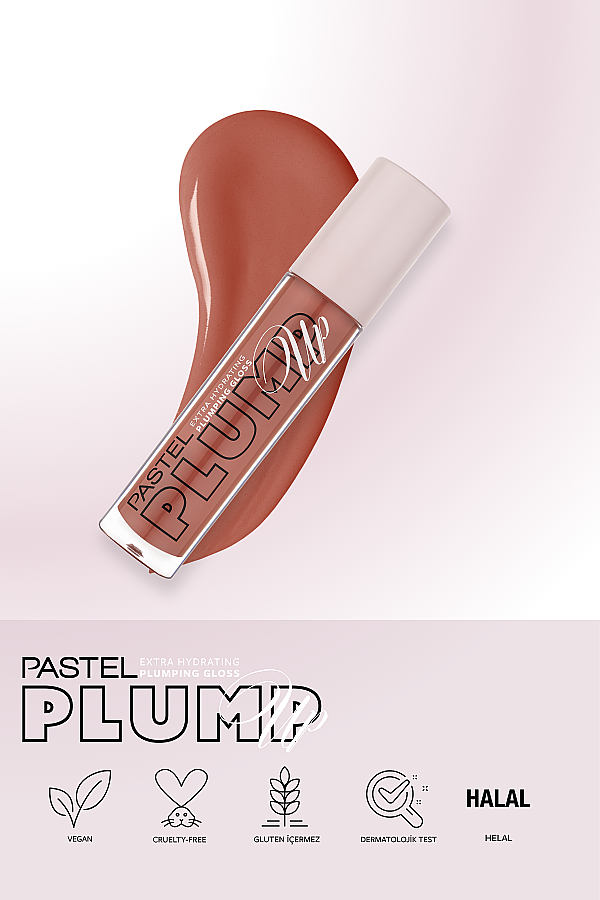 Pastel Plump Up 205 Just Natural Extra Hydrating Plumping Gloss - Dolgunlaştıran Dudak Parlatıcısı - 4