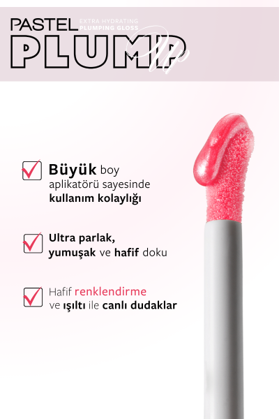 Pastel Plump Up 206 Chic Extra Hydrating Plumping Gloss - Dolgunlaştıran Dudak Parlatıcısı - 3