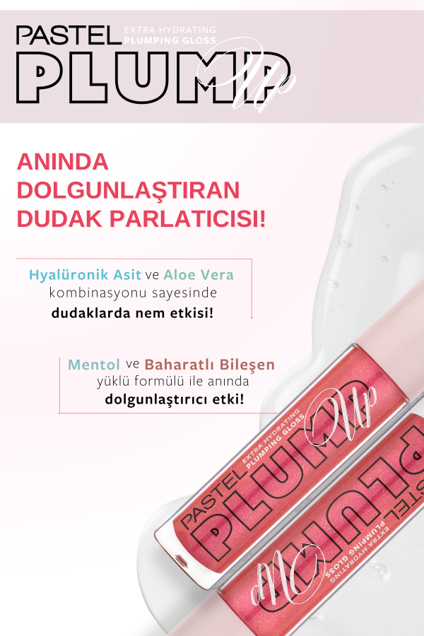 Pastel Plump Up 206 Chic Extra Hydrating Plumping Gloss - Dolgunlaştıran Dudak Parlatıcısı - 5