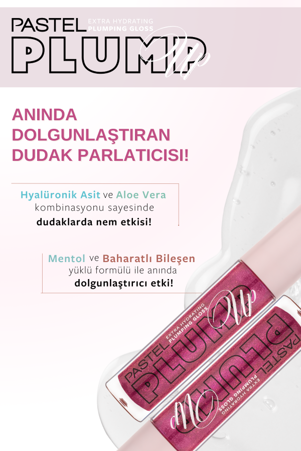 Pastel Plump Up 207 Mariposa Extra Hydrating Plumping Gloss - Dolgunlaştıran Dudak Parlatıcısı - 7