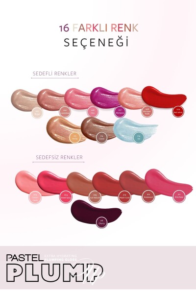 Pastel Plump Up 208 Shimmer Nude Extra Hydrating Plumping Gloss - Dolgunlaştıran Dudak Parlatıcısı - 8