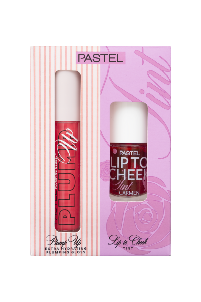 Pastel Plump Up Dolgunlaştıran Dudak Parlatıcısı 204 Spicy Sweet & Lip To Cheek Tint Carmen - Pastel