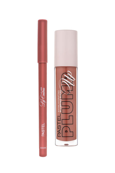 Pastel Plumping Gloss 205 + Pastel Lip Contour Lip Liner 53 - Pastel