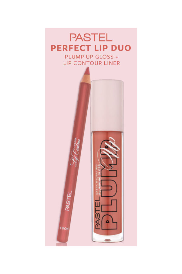 Pastel Plumping Gloss 205 + Pastel Lip Contour Lip Liner 53 - 3