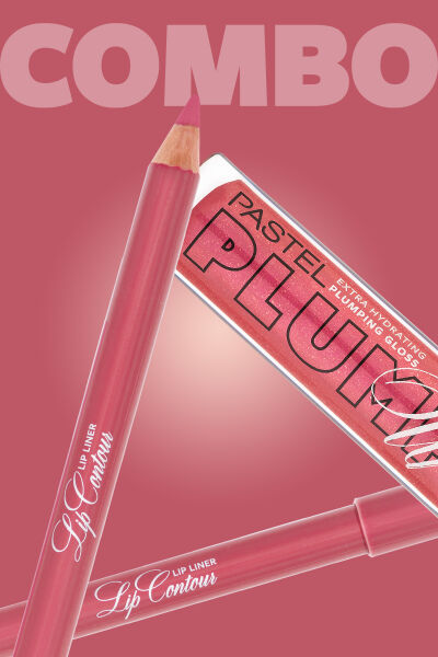 Pastel Plumping Gloss 206 + Pastel Lip Contour Lip Liner 51 - 7