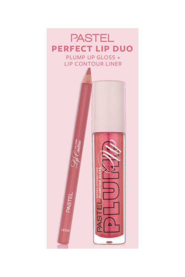 Pastel Plumping Gloss 206 + Pastel Lip Contour Lip Liner 51 - 3