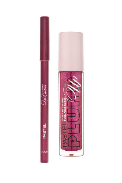 Pastel Plumping Gloss 207 + Pastel Lip Contour Lip Liner 52 - Pastel