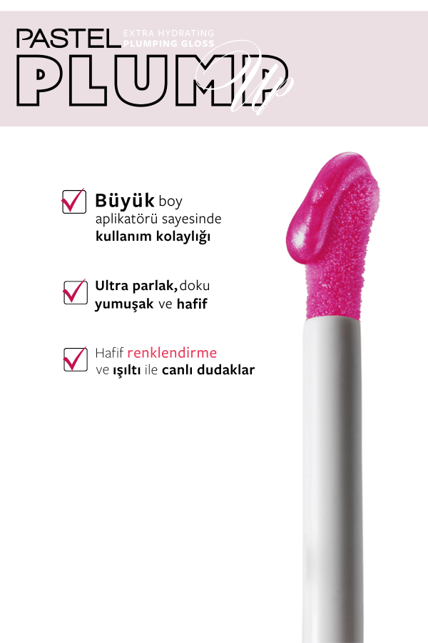 Pastel Plump Up Dolgunlaştıran Dudak Parlatıcısı 207 Mariposa & Lip To Cheek Tint Carmen - 3