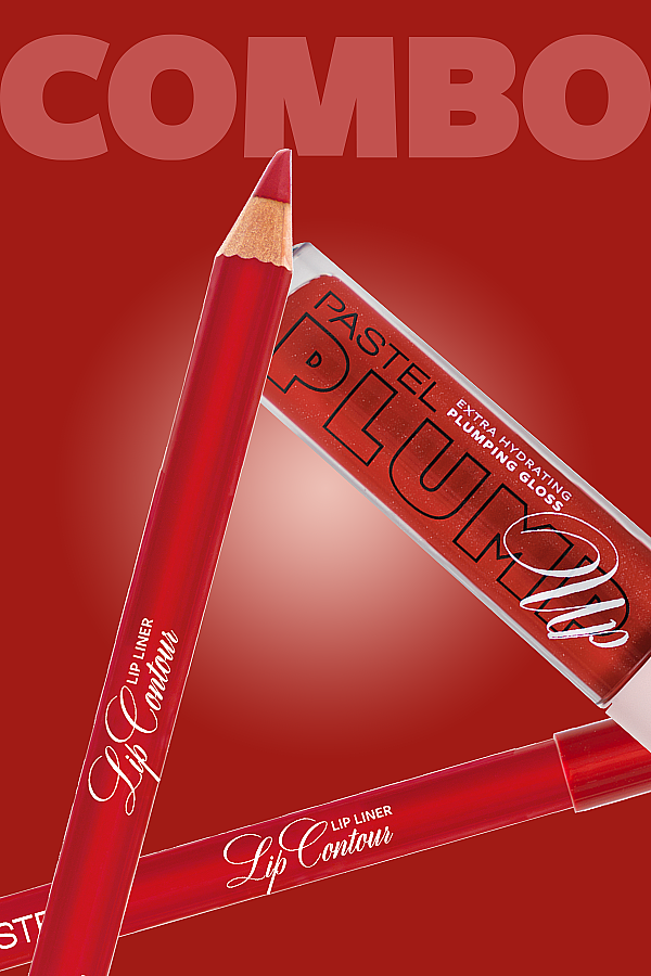 Pastel Plumping Gloss 209 + Pastel Lip Contour Lip Liner 55 - 6