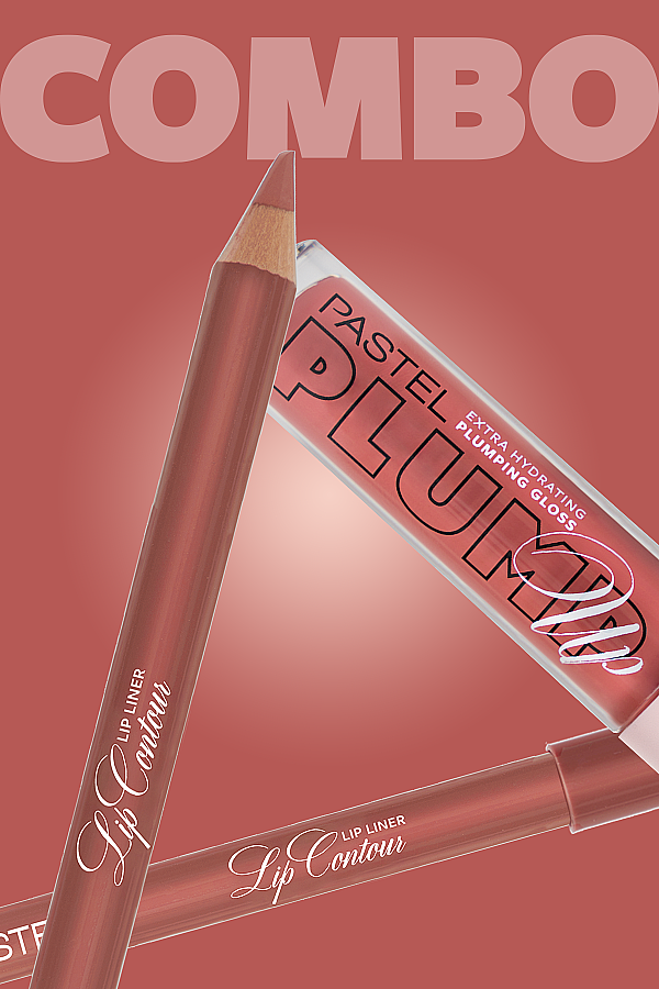 Pastel Plumping Gloss 210 + Pastel Lip Contour Lip Liner 56 - 6