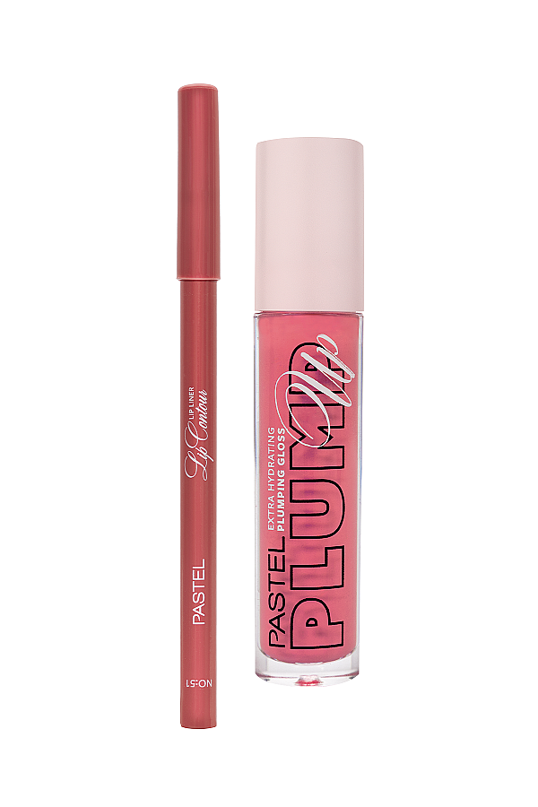 Pastel Plumping Gloss 211 + Pastel Lip Contour Lip Liner 51 - 1
