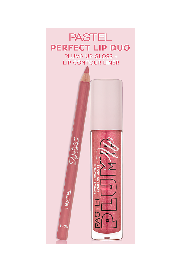 Pastel Plumping Gloss 211 + Pastel Lip Contour Lip Liner 51 - 3