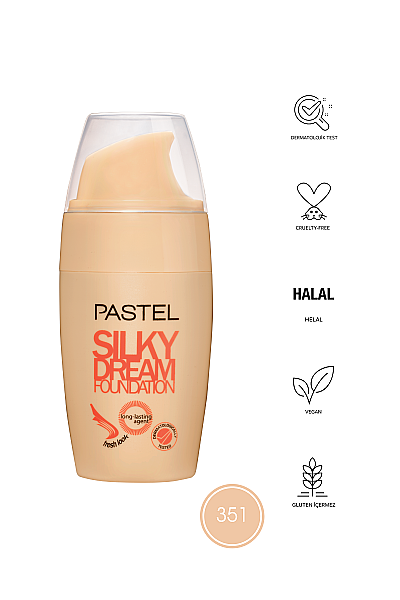 Pastel Silky Dream Foundation - Fondöten 351 - 3