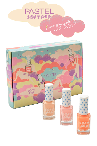 Pastel Soft Pop 3'lü Oje Seti - 7