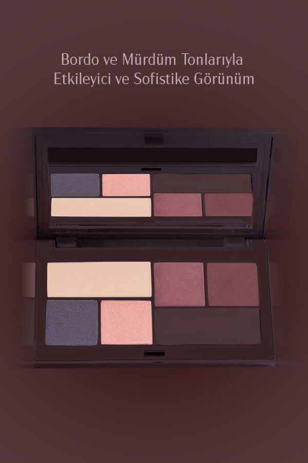 Pastel x Arzu Sabancı 6’lı Far Seti 61 + Small Duo Brush | Çift Taraflı Fırça & Far Seti - 2