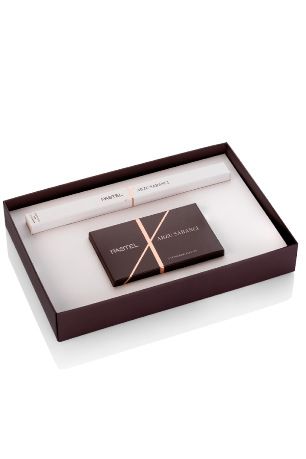 Pastel x Arzu Sabancı Small Duo Brush + Eyeshadow 62 Far Seti | Far & Çift Taraflı Fırça Seti - 1