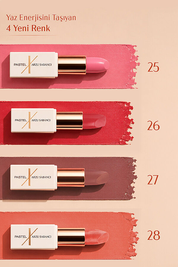 Pastel x Arzu Sabancı Summer Glow Lipstick No 25 - 4