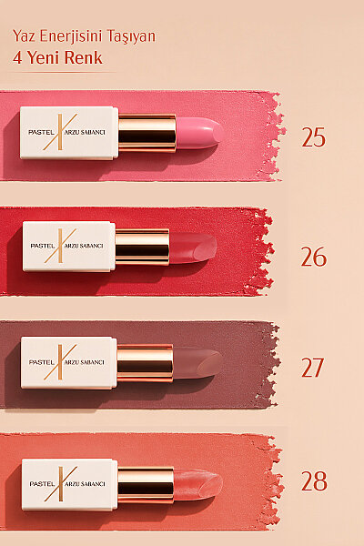 Pastel x Arzu Sabancı Summer Glow Lipstick No 26 - 4