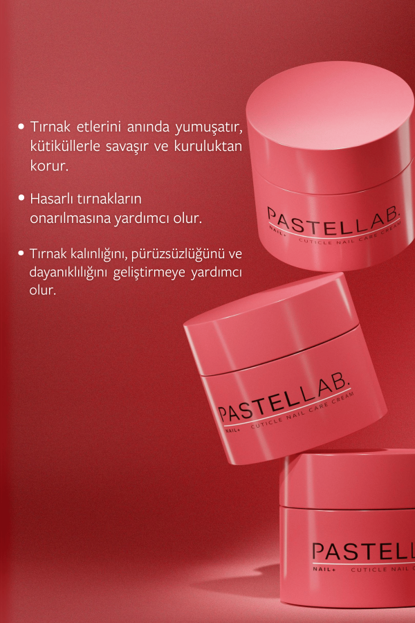 Pastellab. Cuticle Nail Care Cream - Tırnak ve Tırnak Eti Bakım Kremi - 5