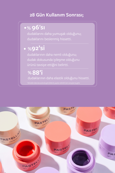 Pastellab. Lip Sleeping Mask - Dudak Bakım Maskesi Blueberry - 6