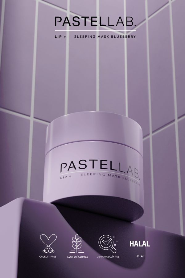 Pastellab. Lip Sleeping Mask - Dudak Bakım Maskesi Blueberry - 7