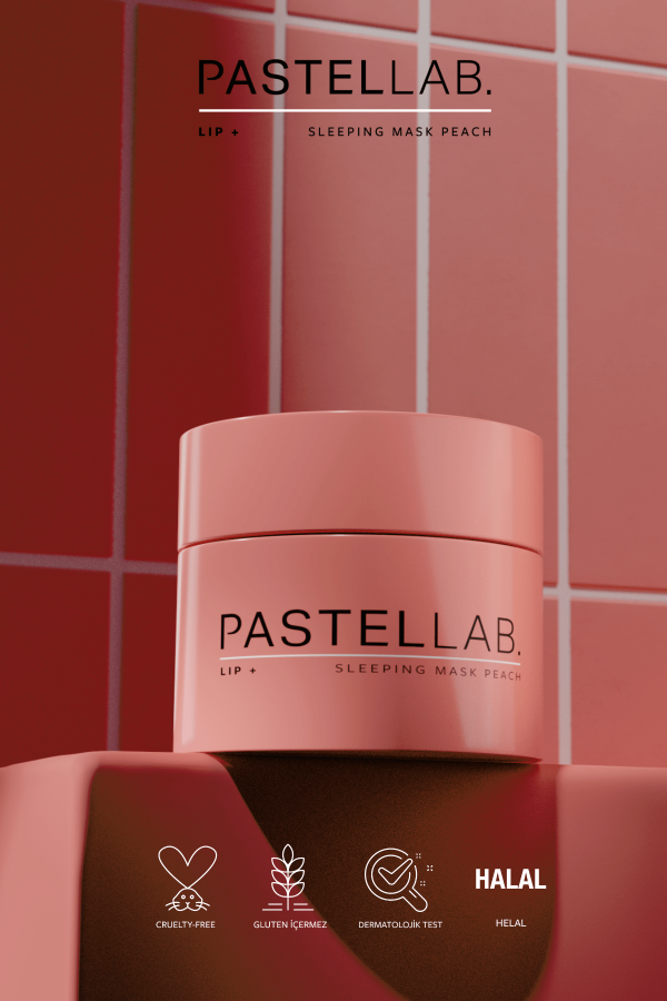 Pastellab. Lip Sleeping Mask - Dudak Bakım Maskesi Peach - 7