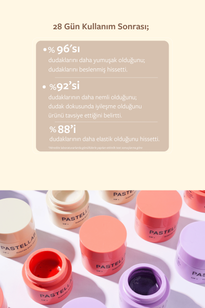 Pastellab. Lip Sleeping Mask - Dudak Bakım Maskesi Vanilla - 6