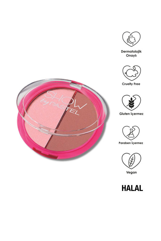 Show By Pastel Duo Blush-On - 2'Li Allık 421 - 2