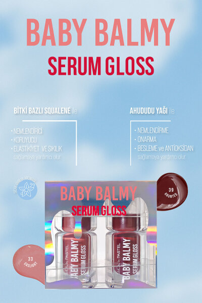 Show By Pastel Baby Balmy Serum Gloss 2'li Set (Gaslight & Haunted) - 3