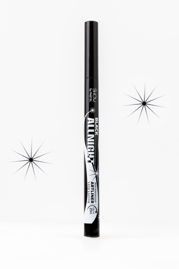 Show By Pastel Black Allnight Waterproof Artliner - 1