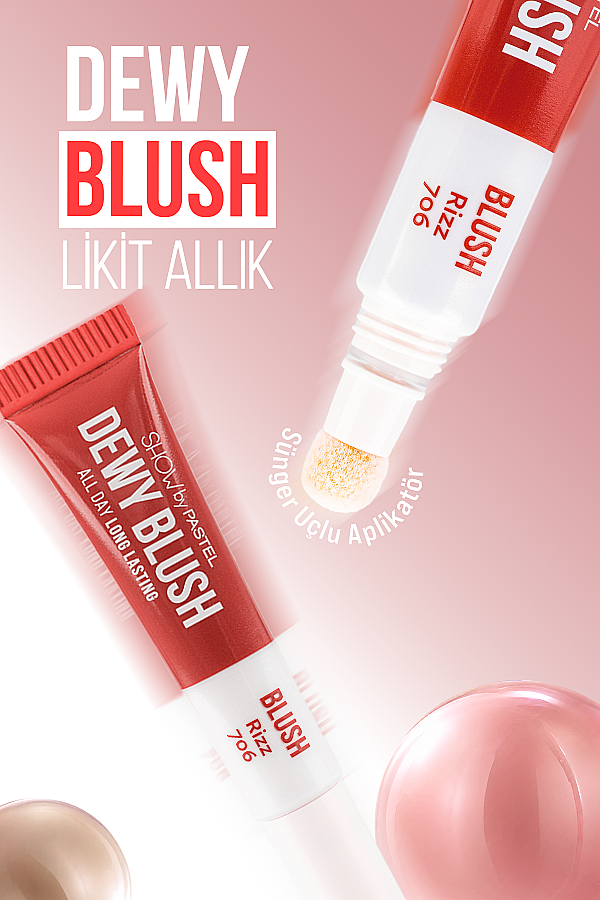 Show By Pastel Dewy Blush – Likit Allık 706 Rizz - 3