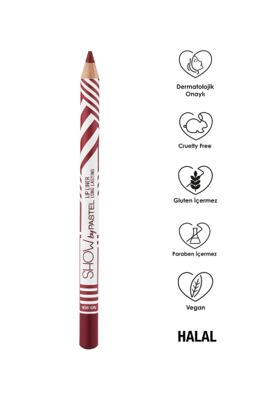 Show By Pastel Lip Liner - Dudak Kalemi 208 - 4