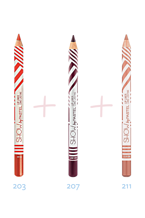 Show By Pastel Dudak Kalemi Set 203-211-207 - 1