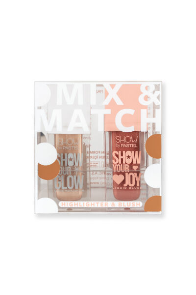 Show By Pastel Mix & Match Glow Liquid Highlighter 72 & Joy Liquid Blush 53 - Show By Pastel