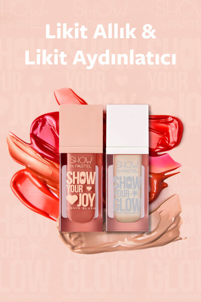 Show By Pastel Mix & Match Glow Liquid Highlighter 72 & Joy Liquid Blush 53 - Show By Pastel (1)